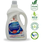 Worldchem Bitkisel Sıvı Çamaşır Deterjanı Renkliler Için Konsantre 2 Lt thumbnail 1