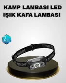 IPX5 Su Geçirmez Şarjlı LED Kafa Feneri | Hareket Sensörlü, Ayarlanabilir 60° Far thumbnail 2