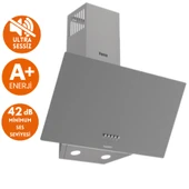 Ferre FryArt&SilentArt PIVA/ Sessiz Yeni Seri Antrasit Gri Ankastre Set (D088-SA + QXE62CPR +LN388) thumbnail 2