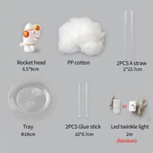 Kendin Yap Uçan Astronot Tasarımlı Gece Lambası thumbnail 2