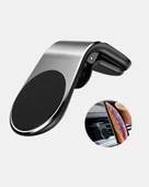 360° Dönebilen Manyetik Araç Telefon Tutucu Sarsıntısız ve Şık Tasarımlı thumbnail 2