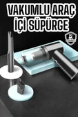 Araç İçi Süpürge Vakumlu Şarjlı Süpürge Filtreli thumbnail 2