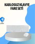 2.4 Ghz Wireless Kablosuz Klavye Mouse Seti Tv Pc Uyumlu thumbnail 1