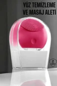 Yüz Temizleme Ve Masaj Aleti Tüm Cilt Tipleri İçin Uygun, Kan Dolaşımını Artıran thumbnail 3