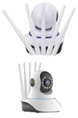 LED Aydınlatmalı 5 Antenli Motorlu 1080P Wifi Kamera Sensörlü thumbnail 4