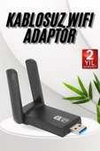 Wifi Adaptörü Bt5.0 Wifi 2'si Bir Arada Çift Bantlı Çift Anten thumbnail 1