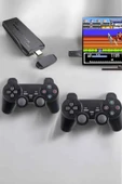 Atari Oyun Konsolu 2000 Oyunlu Game Stick 2.4G Wireless thumbnail 2