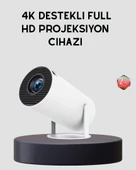 Ev Sineması Projeksiyon Cihazı – 160 ANSI Lümen, 4K Uyumlu ve Kablosuz Görüntü Aktarımı thumbnail 2