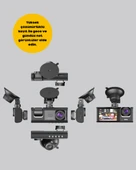 Araç İçi Kamera Seti | 170° Geniş Açı, Hareket Algılama ve Park Koruma thumbnail 4