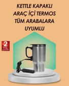 Araç İçi Isıtıcı Termos Bardak Paslanmaz Çelik thumbnail 1