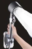 Yeni Nesil Duş Başlığı Paslanmaz Çelik Masaj Etkili Ergonomik Tasarım Su Basınçlı thumbnail 4