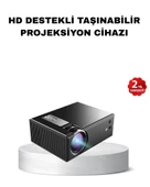 Taşınabilir Full HD Projeksiyon Cihazı Yüksek Parlaklık ve Geniş Bağlantı Seçenekli thumbnail 1