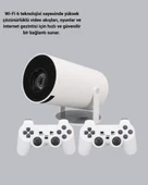 4K Wi-Fi 6 Projeksiyon Cihazı – 10.000+ Oyun Desteği, Kablosuz Bağlantı ve Çoklu Giriş Portları thumbnail 5