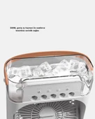 USB Bağlantılı Taşınabilir Mini Klima Fan 500ML Su Hazneli ve Sessiz Çalışma thumbnail 2