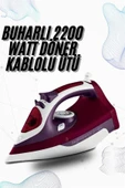 Buharlı Kablolu Ütü 2200 Watt Kireçlenme Önleyici Şok Buharlı thumbnail 3