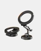 Katlanır Manyetik Araç İçi Telefon Tutucu – 360° Dönebilen, MagSafe Uyumlu, Güçlü Mıknatıslı Tasarım thumbnail 2