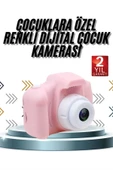 Çocuklara Özel Fotoğraf Ve Video Çeken Mini Çok Renkli Fotoğraf Makinesi thumbnail 2