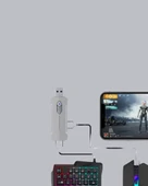 5’i 1 Arada Mobil Oyun Seti Bluetooth 5.3 Klavye Mouse Dönüştürücü Gaming Kit thumbnail 2