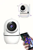 Mini IP Kamera Hareketli Güvenlik Kamerası Kablosuz Wifi Kamera Mikrofonlu thumbnail 2