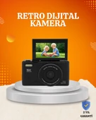 75MP 5K Video Destekli Dijital Kamera 18x Zoom Çok Eksenli Stabilizasyon thumbnail 1