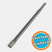 Profesyonel Uzun Keski 14x400x20 mm Beton Duvar Kırıcı Kırım Delme Ucu Darbeli Çelik Gövde El Aleti thumbnail 1