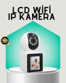 2K HD Bebek ve Yaşlı Takip Kamerası Çift Yönlü Görüş Akıllı Uyarılı thumbnail 1