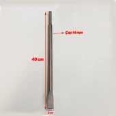 Profesyonel Uzun Keski 14x400x20 mm Beton Duvar Kırıcı Kırım Delme Ucu Darbeli Çelik Gövde El Aleti thumbnail 2