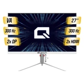 QUANTUM Pearl GAMING MG27W-A 27" 1ms, 300Hz, Full HD VA, DP, HDMI, Dahili Hoparlör, Yükseklik ayarli, GAMING Monitör Beyaz thumbnail 1