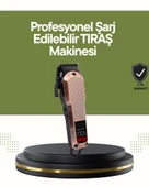 Şarjlı Saç Kesme Makinesi – 4 Kademeli Ayar, LCD Ekran ve Hızlı Şarj Desteği thumbnail 1