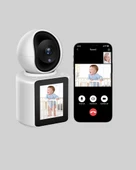 2K HD Bebek ve Yaşlı Takip Kamerası Çift Yönlü Görüş Akıllı Uyarılı thumbnail 4