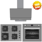 Ferre ve AFM tech Markalı / Griezmo Antrasit Ankastre Set (SC408-WFA 1'WOK  + FM3407 +  FM7710) thumbnail 1