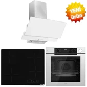 Ferre ve AFM Tech Markalı / NENO / FRYART Elektrikli Vitro. Ankastre Set ( XE64CB + V6-04 + FM3301) thumbnail 1