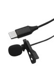 Type-C 2 Metre Double Mikrofon - Siyah-(5796) thumbnail 5