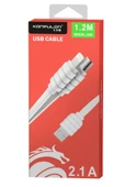 S56 2in1 (Lightning-Micro USB) Kablo 1.2M 2.1A-(5796) thumbnail 2