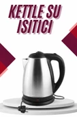 Çelik Su Isıtıcı Kettle Dayanıklı Paslanmaz Çelik Uzun Ömürlü thumbnail 1