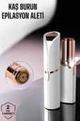 Taşınabilir ve Şık Yüz Kaş Epilatörü Hassas Ciltlere Özel thumbnail 2