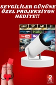 Sevgiliye Özel Hediye Ayaklı Sinema Projektörü Projeksiyon thumbnail 1