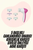 5 Başlıklı Titreşimli Cilt Temizleme Seti Canlandırıcı ve Onarıcı thumbnail 2