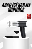 Oto Araç Ev Taşınabilir El Tipi Süpürge Mini Araç Süpürgesi Vakumlu thumbnail 1