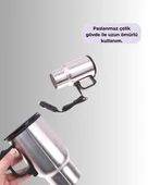 Araç İçi Isıtıcı Termos Bardak Paslanmaz Çelik thumbnail 3