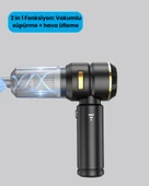 HEPA Filtreli Sessiz Çalışan Kablosuz Şarjlı Mini Süpürge thumbnail 2