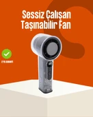 Yüksek Hızlı Şarjlı Fan | Kamp, Ofis ve Açık Hava İçin İdeal thumbnail 1