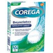 Corega Temizleyici Beyazlatıcı 30 Tablet - 1