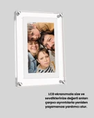 Kompakt Tasarımlı 7 İnç Dijital Fotoğraf Çerçevesi – Modern ve Şık Görünüm thumbnail 2