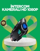 Q28 Bluetooth Kask Kulaklık 1080P Kamera – Su Geçirmez Motosiklet Interkom thumbnail 1