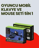 5in1 BT5.3 Mobil Oyun Kiti Klavye Mouse Dönüştürücü Seti thumbnail 2