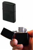 Erkeklere Özel Hediyelik Eşya Metalik Benzinli Çakmak Doldurulabilir thumbnail 5