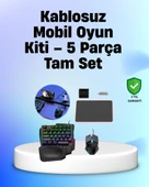 Profesyonel Mobil Oyuncular İçin RGB Klavyeli 5 Parça Oyun Kiti thumbnail 1