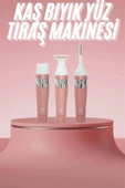 3 Başlıklı Kıl Tüy Temizleyici Epilasyon Aleti Tüm Cilt Tiplerine Uygun thumbnail 1