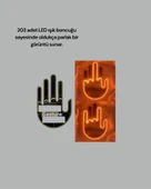 Kablosuz Kumandalı LED Jest Işığı – 3 Modlu Araba Arkası Mesaj Işığı, 203 LED ile Yüksek Parlaklık thumbnail 3